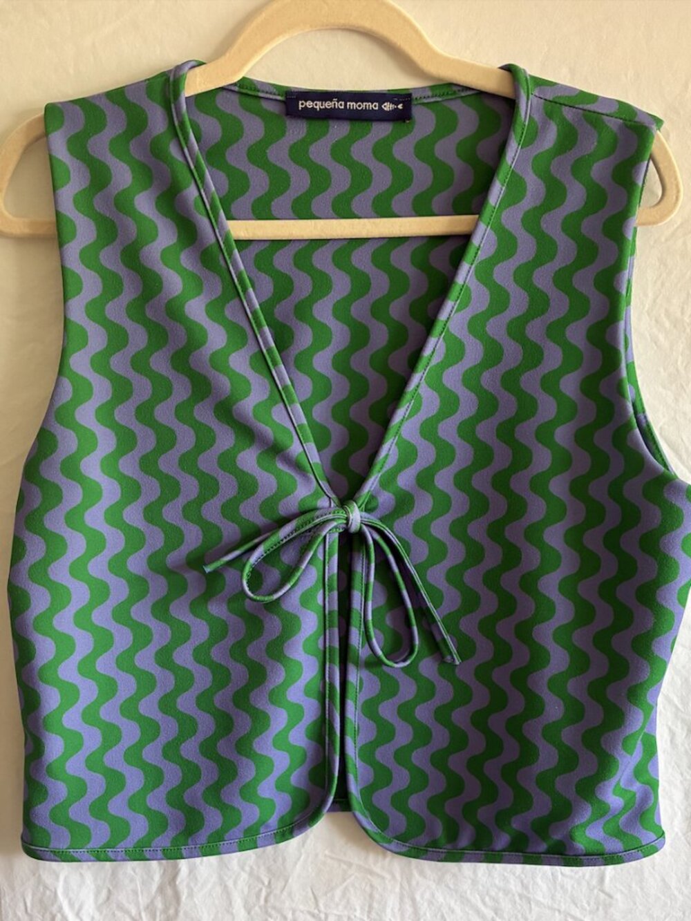 Retro Vest from Pequeña Moma (Spain)